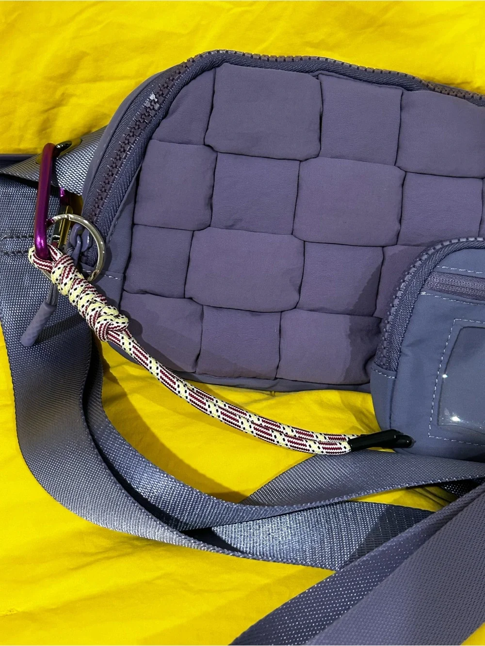 Iris and Rainbow women’s puff Crossbody Bag purse and wallet set bundle